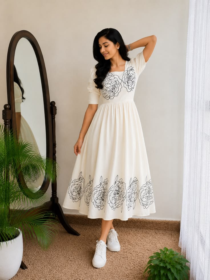 Women's Printed Maxi Dress